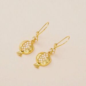 Boho pomegranate earrings S748
